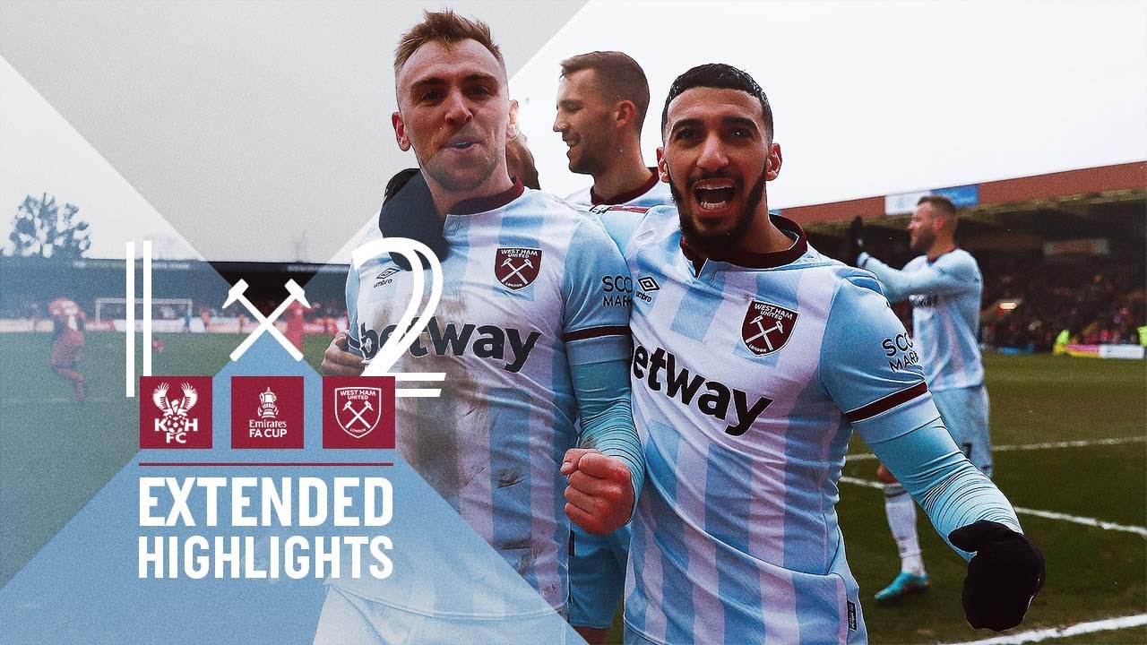 EXTENDED HIGHLIGHTS | KIDDERMINSTER HARRIERS 1-2 WEST HAM UNITED