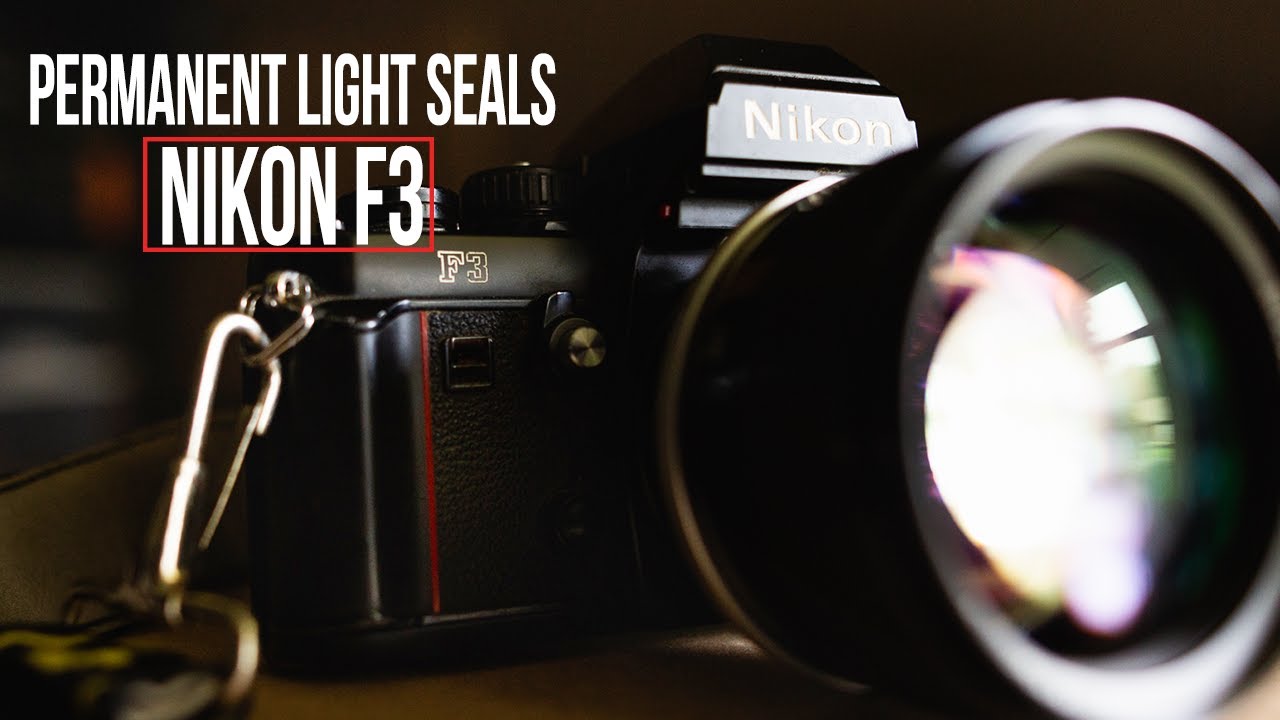 How to Install Permanent Light Seals for the Nikon F3 SLR Film Camera