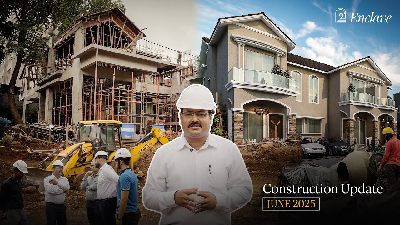 21 Enclave Construction Update | Villa Investment Near Mumbai Just Got Better!