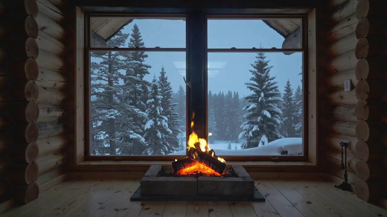 Live Fireplace Relaxing Music 🔥 24/7 Cozy Ambience for Sleep, Study & Meditation