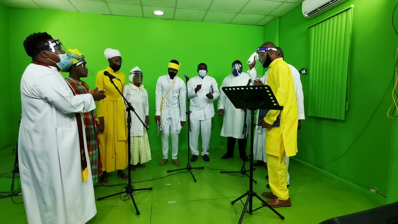 SBF - The Gethamane Spiritual Baptist Youths Virtual Wayside Service on the “Iwer Stage”.