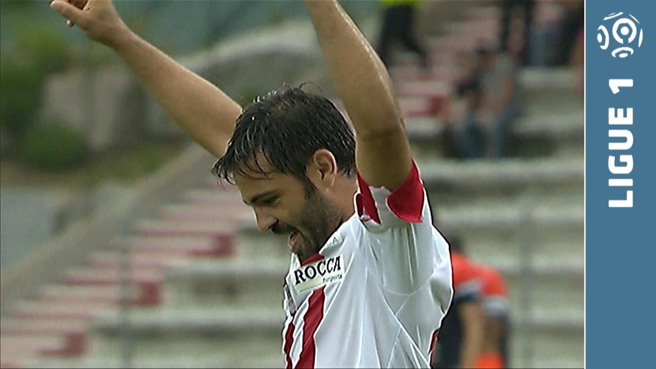 Goal Ronald ZUBAR (36') - AC Ajaccio - Montpellier H&eacute;rault SC (1-1) - 2013/2014