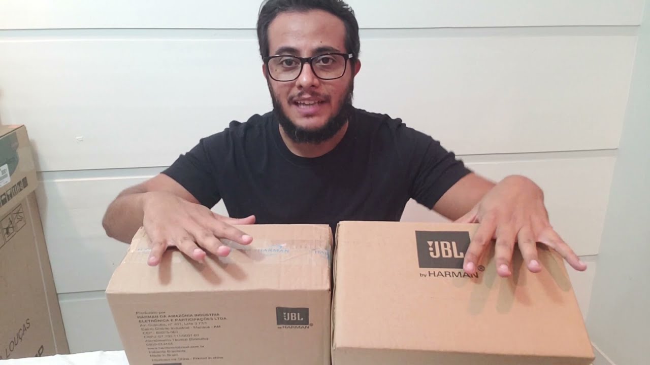 Caixa de embutir no teto JBL CI6S + CI6SA Unboxing