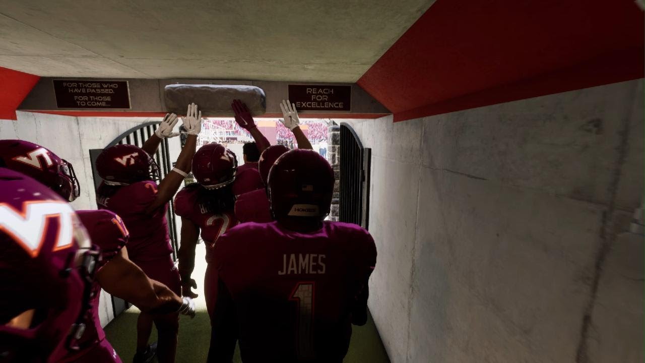 Virginia techs cfb26 entrance is ELECTRIC