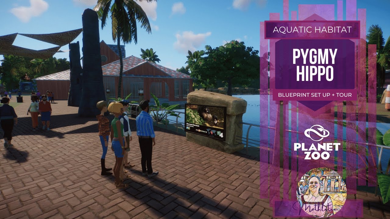 Planet Zoo | Pygmy Hippo House | Hippopotamus Habitat