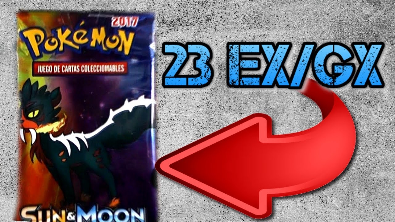 APERTURA DE CARTAS POKÉMON FALSAS! 23 EX/GX en 5 sobreS Pokémon Sol y Luna