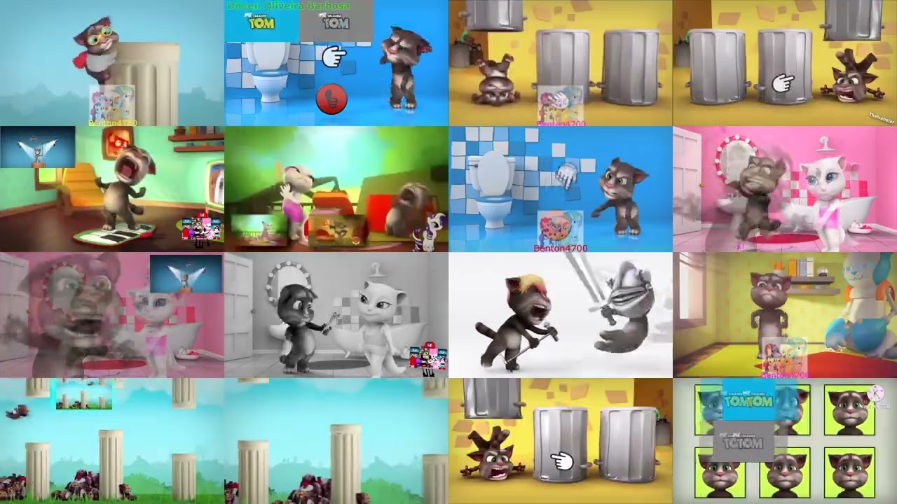 [Request] My Talking Tom Sparta Remix Superparison