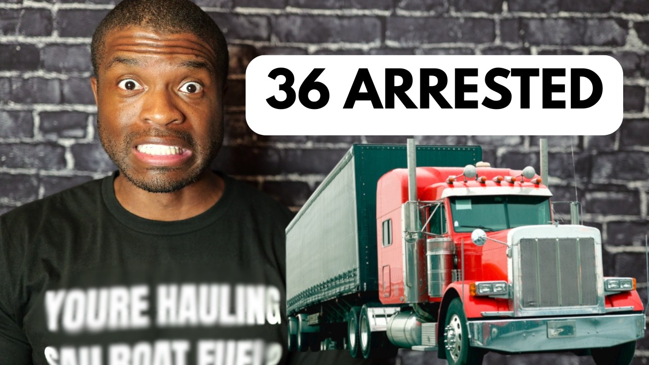36 Truck Drivers Arrested In Major Crackdown