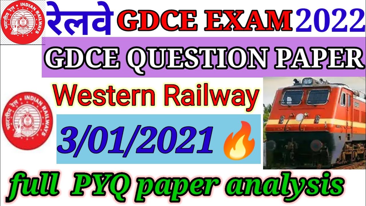 Railway GDCE exam station master QUESTIONS 2021 FULL PAPER  analysis /WR gdce paper analysis🔥