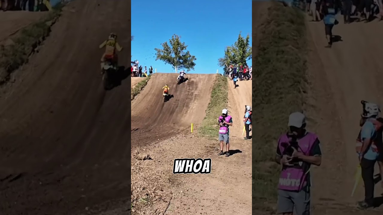 Tomac corner speed unreal!!! He was on a national mission at Ironman #racing#motorcycle #yamaha #mx