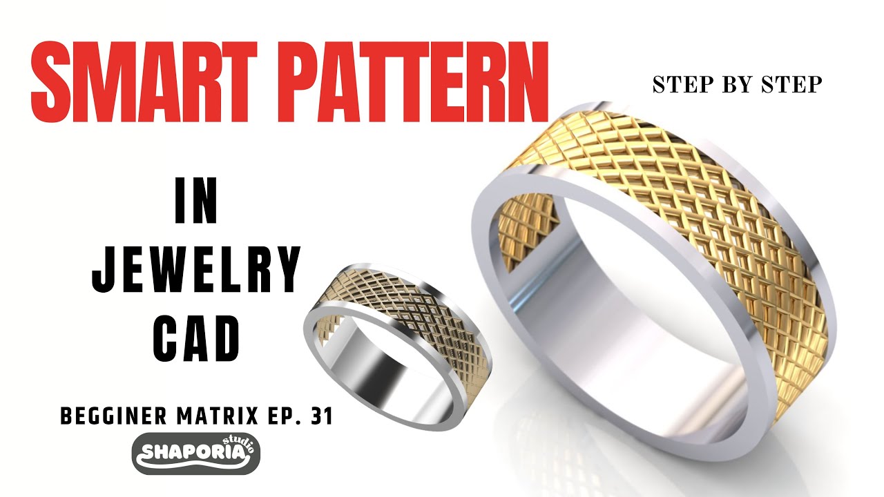 How to Use Smart Pattern in Matrix | Jewelry CAD Tutorial