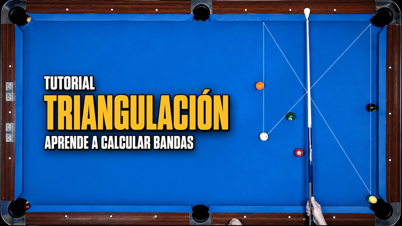 Tutorial Triangular Bandas Billar Pool Nivel Medio | Billiard Fanatic