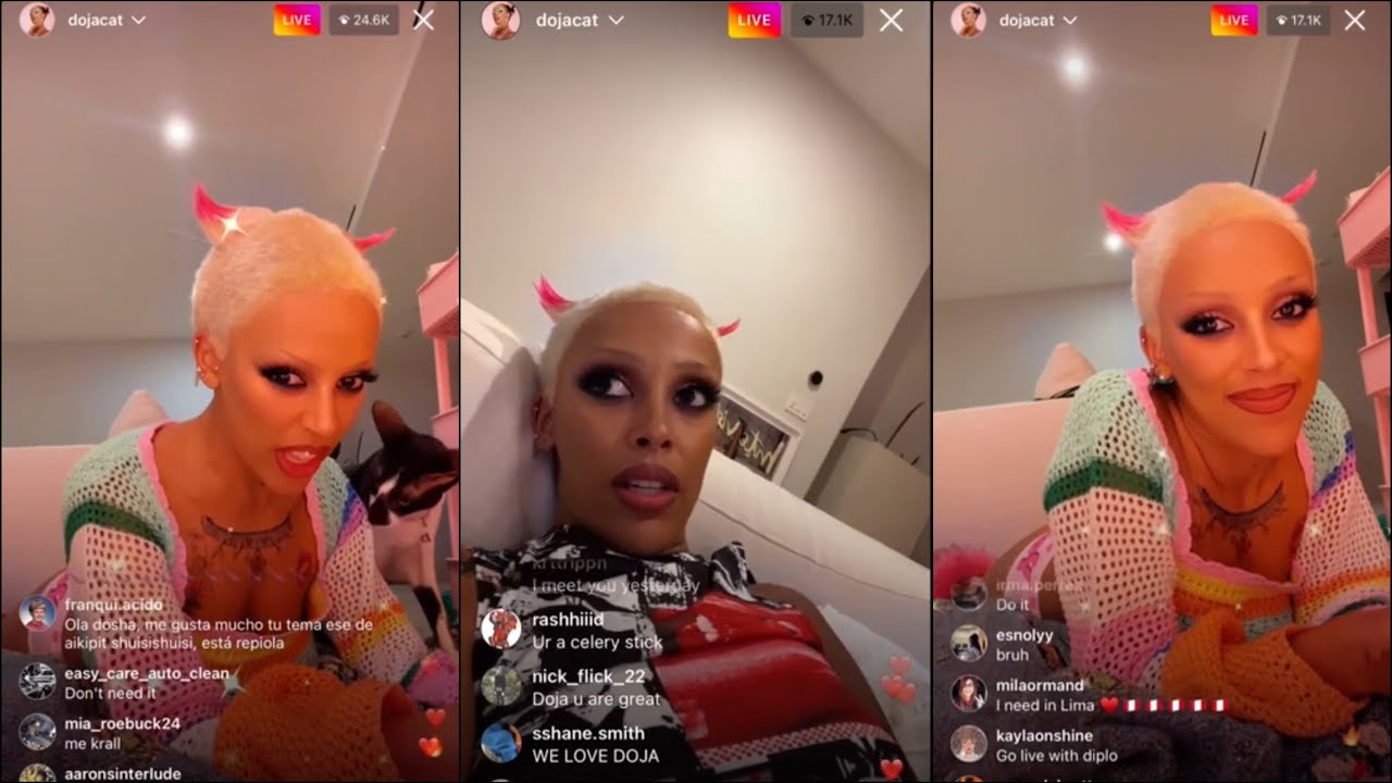 Doja Cat - Instagram Live (Jul 26, 2022)