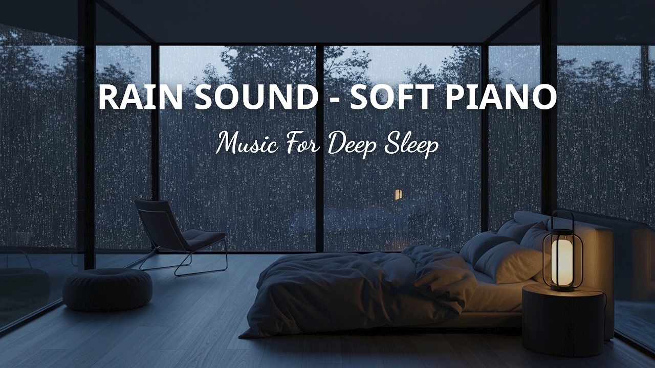 Rainy Piano Ambience for Deep Sleep and Calm Nights