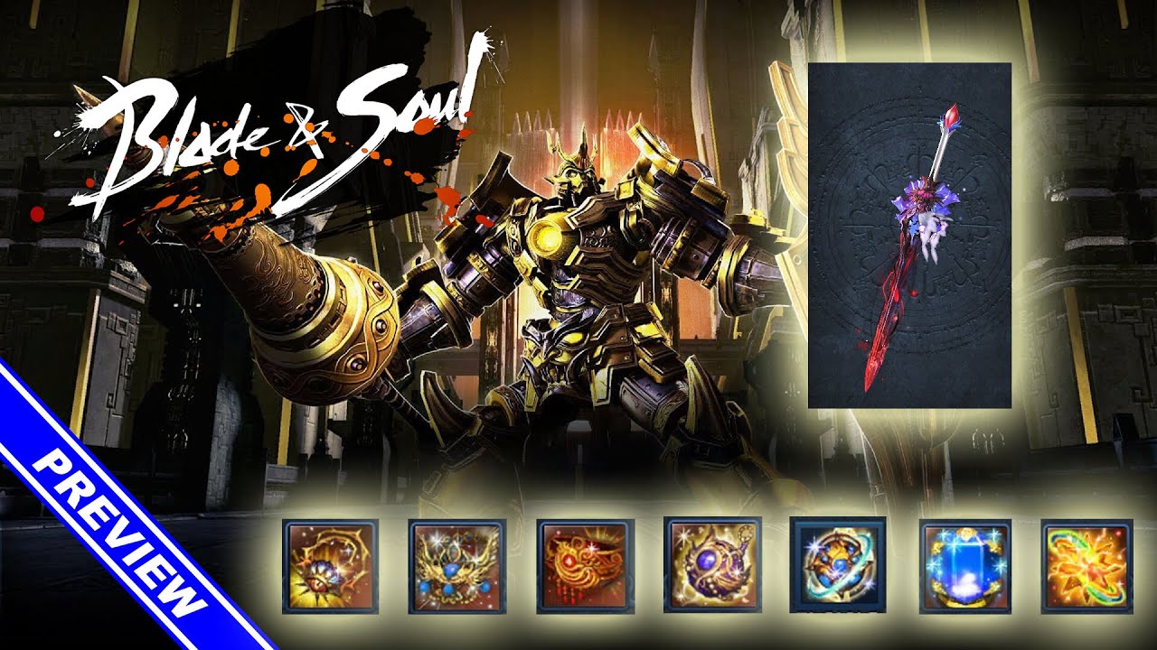 [Blade & Soul] ET weapon and new accessories upgrades | KR Server