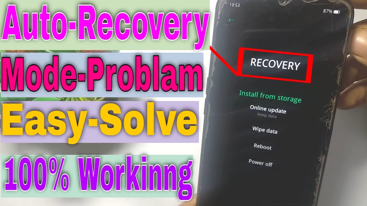 Oppo A16 Auto Recovery Mode Problem | All Oppo Recovery Mode Solve 100% Working Method 2023/2024