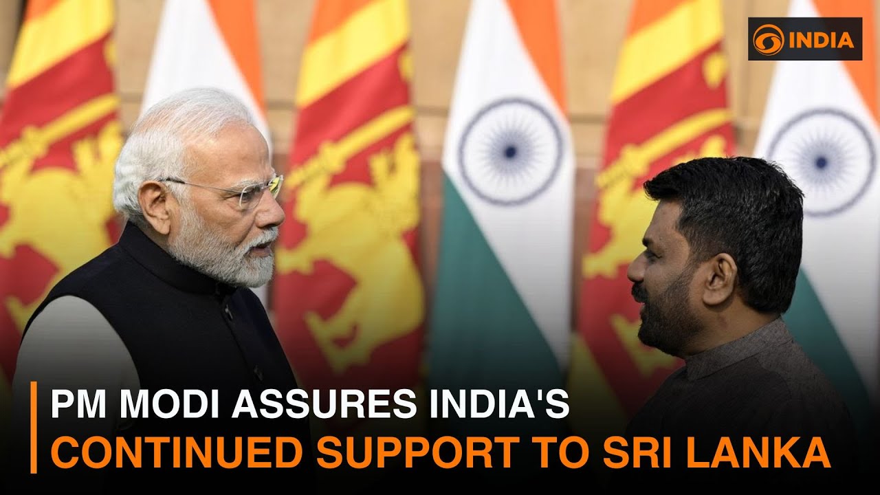 PM Modi assures India's continued support to Sri Lanka