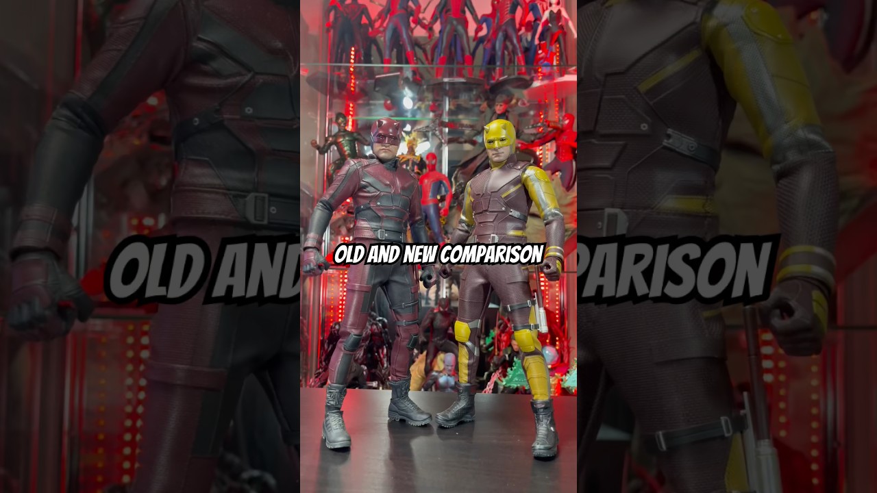 [Comparison] Daredevil Old and New Suits comparison #shorts #hottoys #daredevil