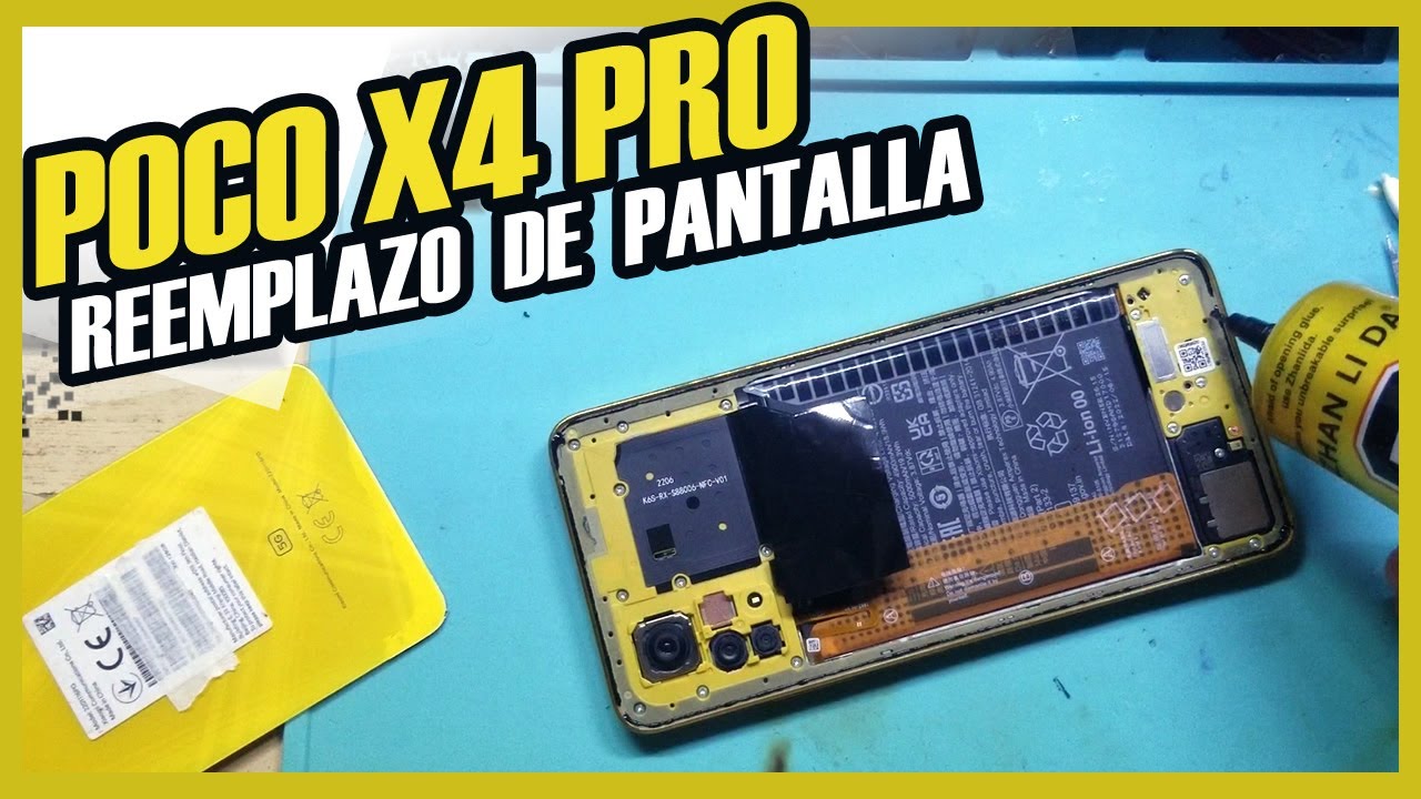 ¡Así cambié la pantalla rota de un Poco X4 Pro!
