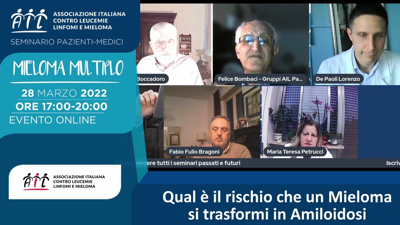 Qual è il rischio che un Mieloma si trasformi in Amilodosi?