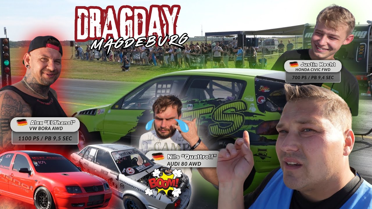 Finde ich die schnellsten Autos im wilden Osten?🏎️🔥| DragDay Magdeburg | DragRacing Action pur  ️🔥 ️