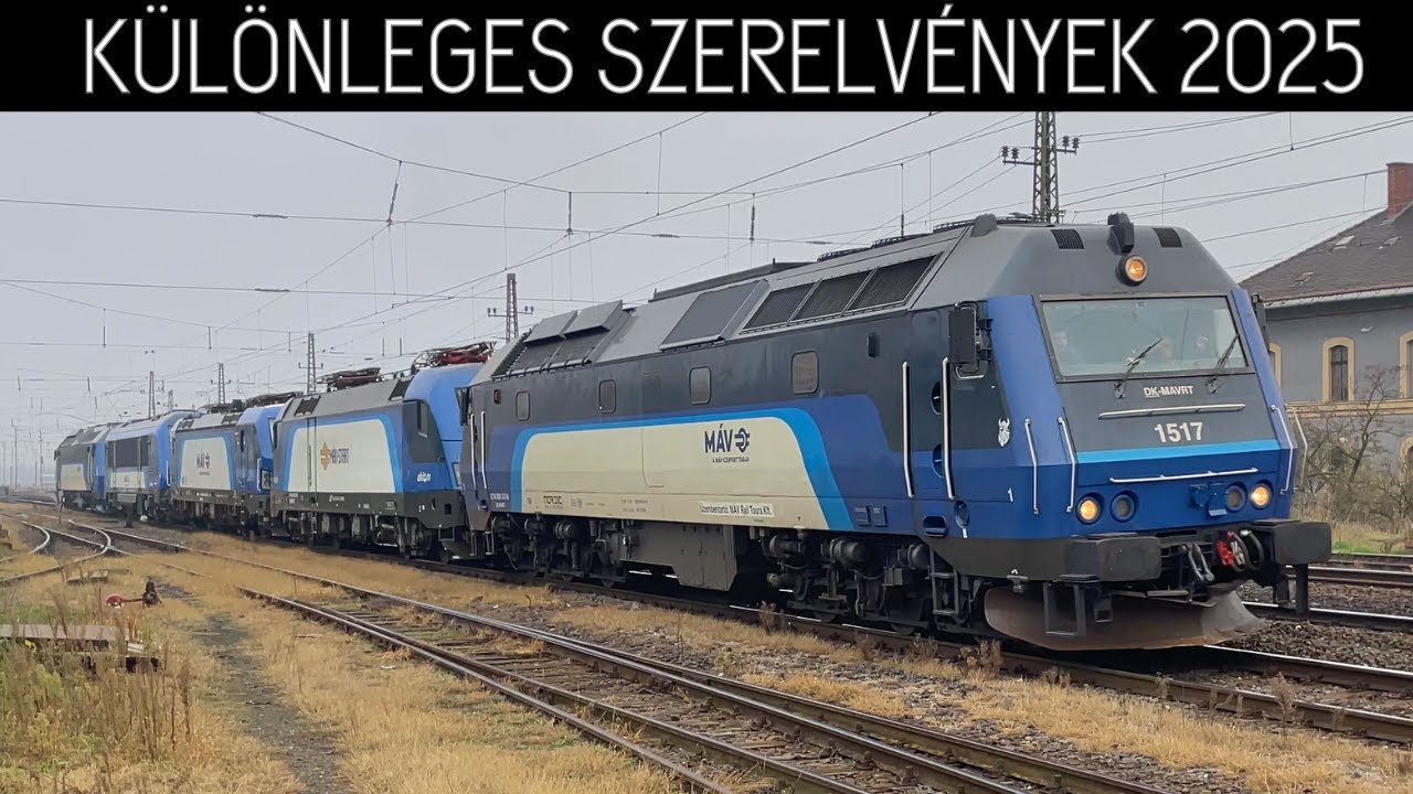 KÜLÖNLEGES VASÚTI SZERELVÉNYEK 2025-ben | Évzáró videóm