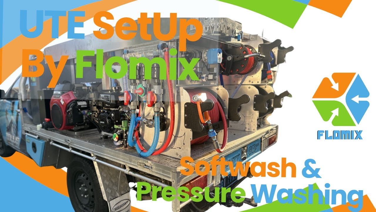 Single cab pressure&soft washing setup by flomix