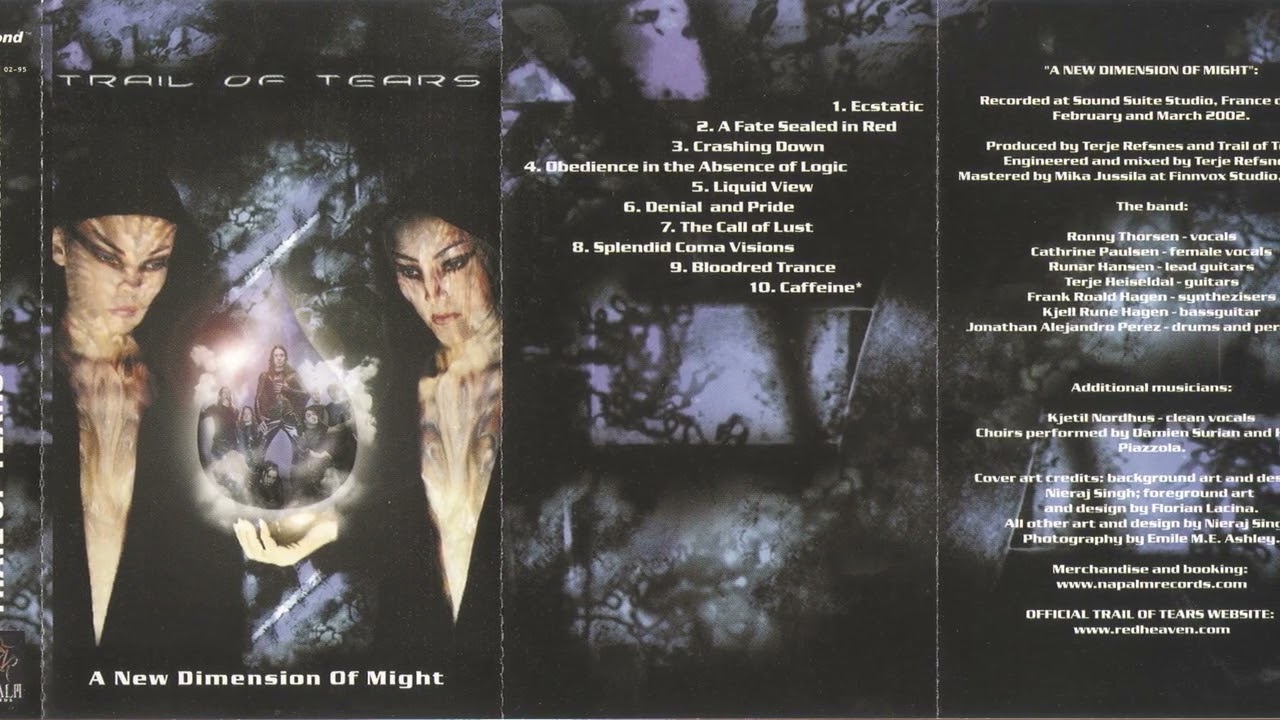 TRAIL OF TEARS Dimension Of Might 2002 MC Side 1
