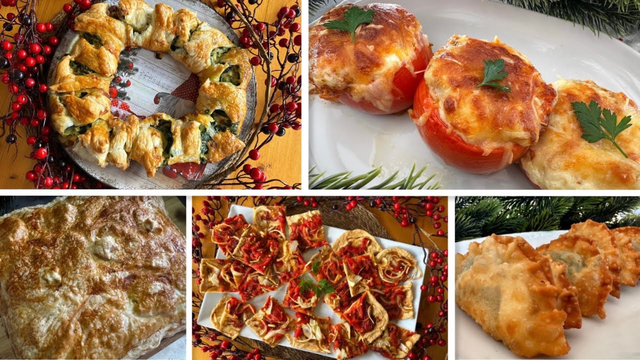 5 ENTRANTES para NAVIDAD aptos para VEGETARIANOS🌿