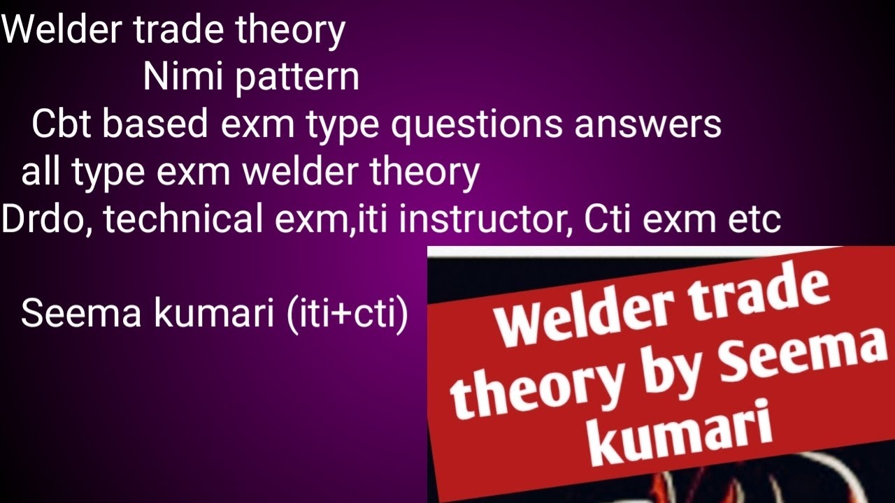 Class -25Nimi pattern welder theory top mcq 