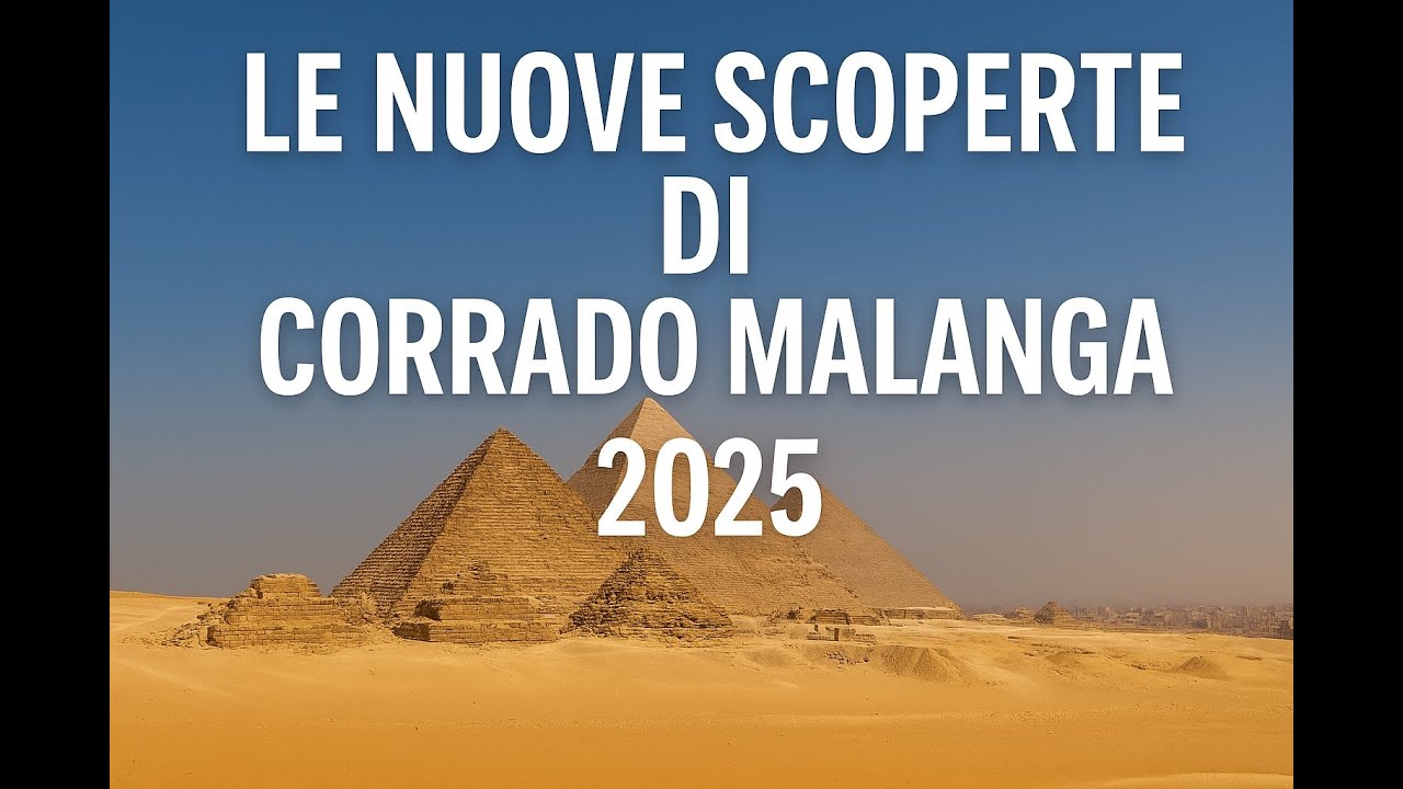 Corrado Malanga Rivela Nuovi Segreti delle Piramidi &ndash; Scoperte Sconvolgenti 2025