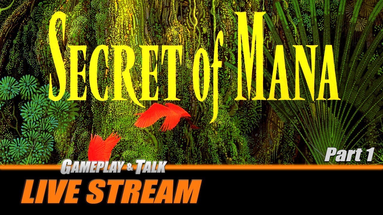 Secret of Mana (SNES) - Full Playthrough - Part 1 | Gameplay and Talk Live Stream #145