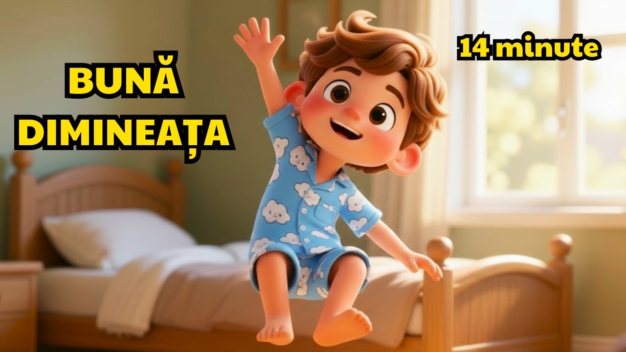 14 Minute MIX 🌙 Rutina de Dimineață pentru Copii | Cântece Educative