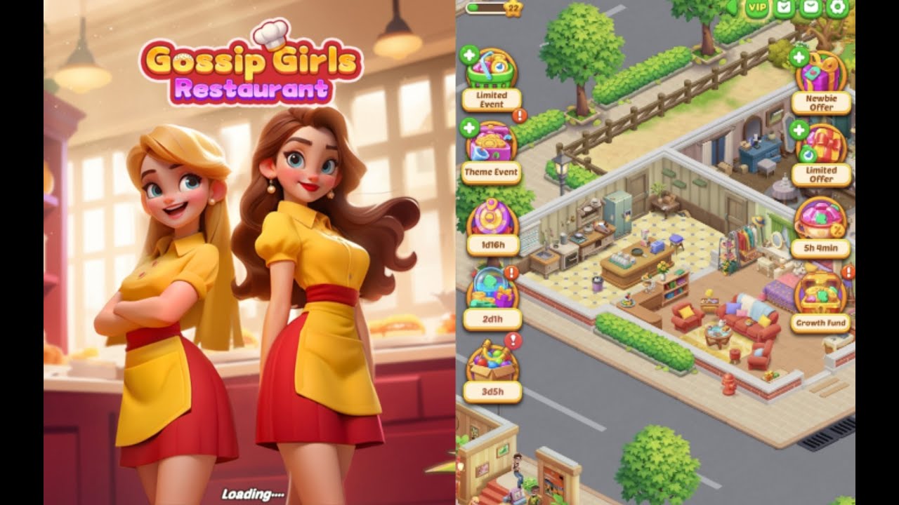 Gossip Girls Restaurant-Merge | Level  22  Day 17  Part 17  