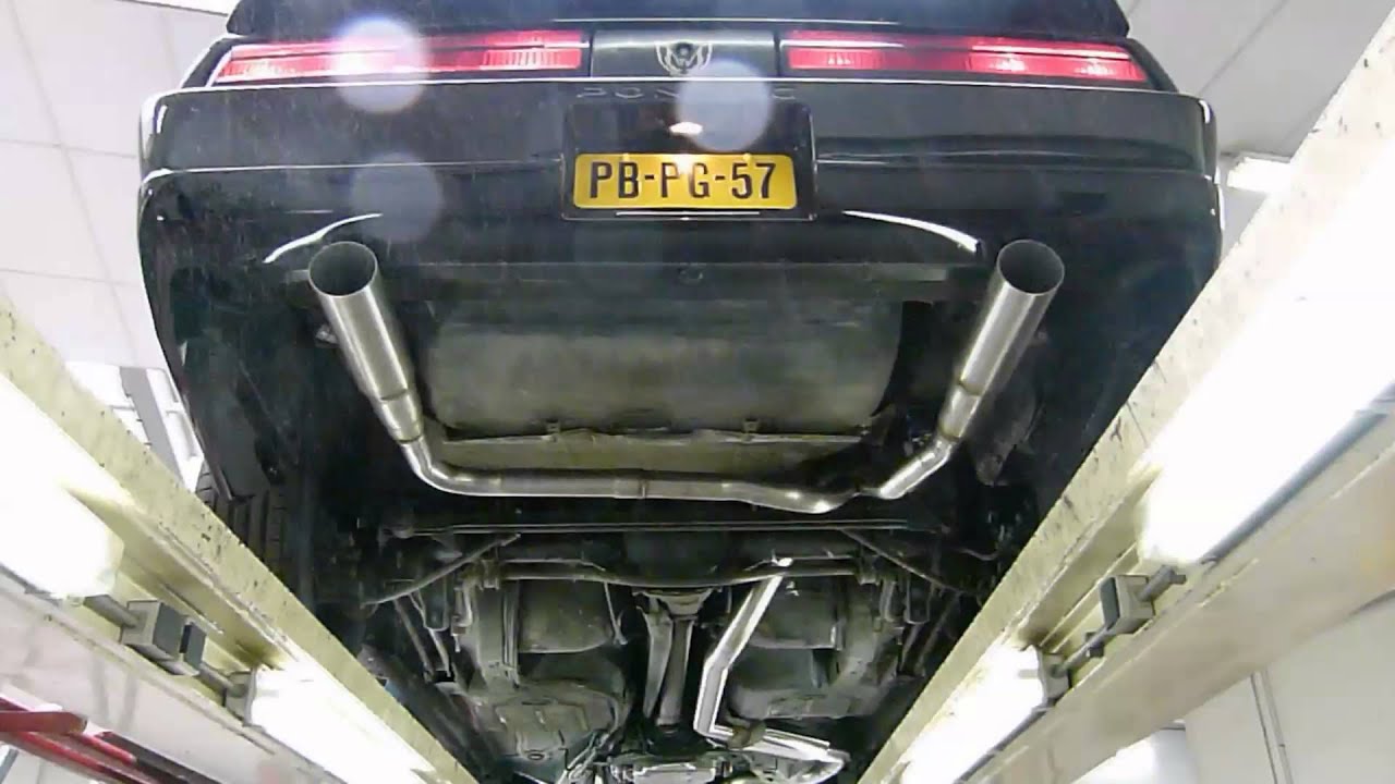 1984 Pontiac Firebird Trans Am 400 -  RVS uitlaatsysteem van EPS