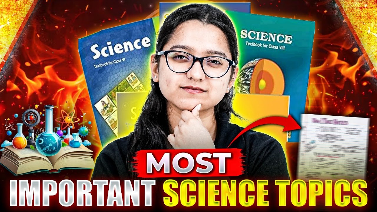 Class 8th || Most Important Science Topics for Your Exams! 🔥