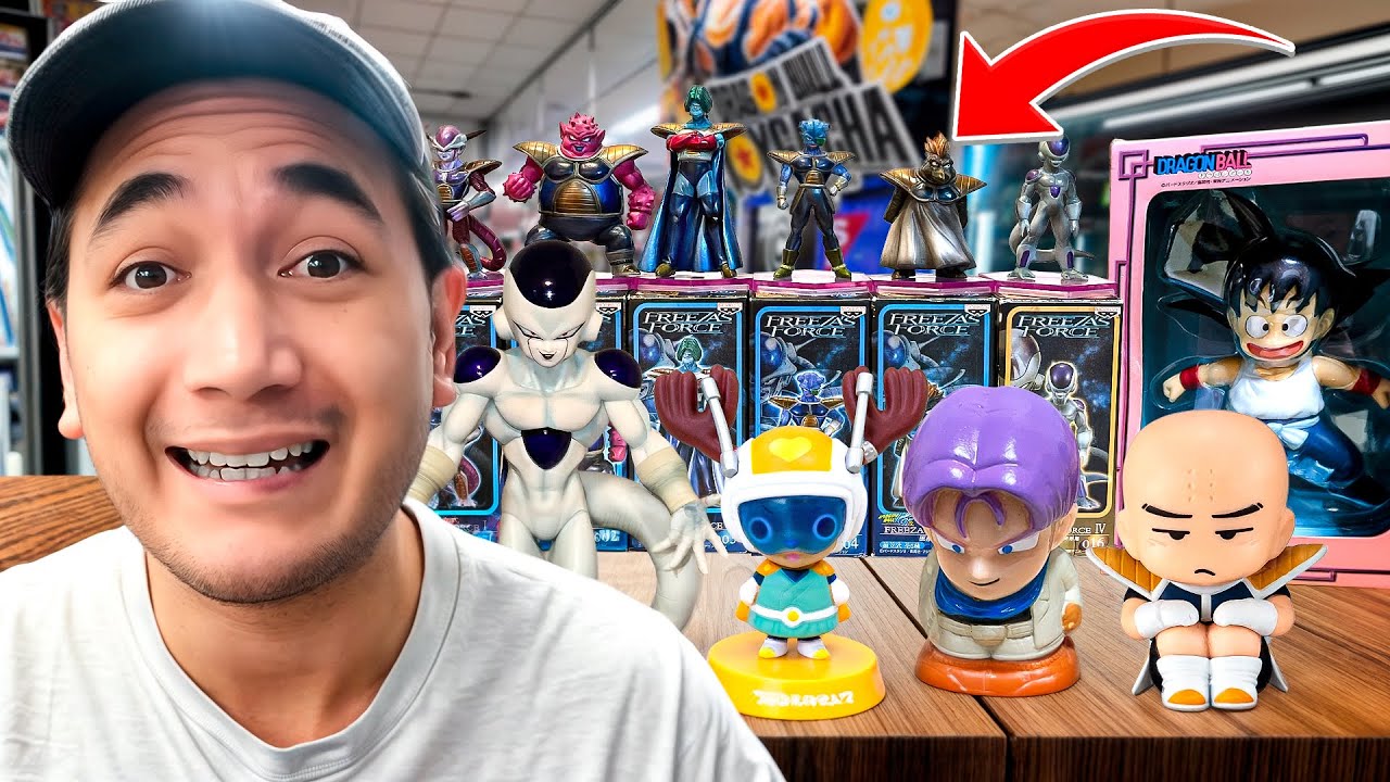 ¡Increíble lo que encontré de Dragon Ball en Japón! Figuras, cartas y reliquias de segunda mano.