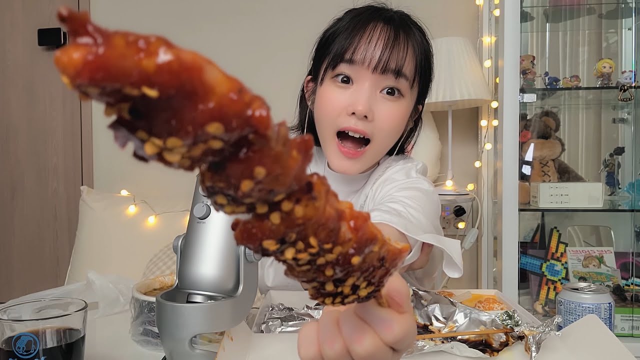 SUB) 대왕 모둠꼬치 최대한 열심히 먹을게요 ASMR