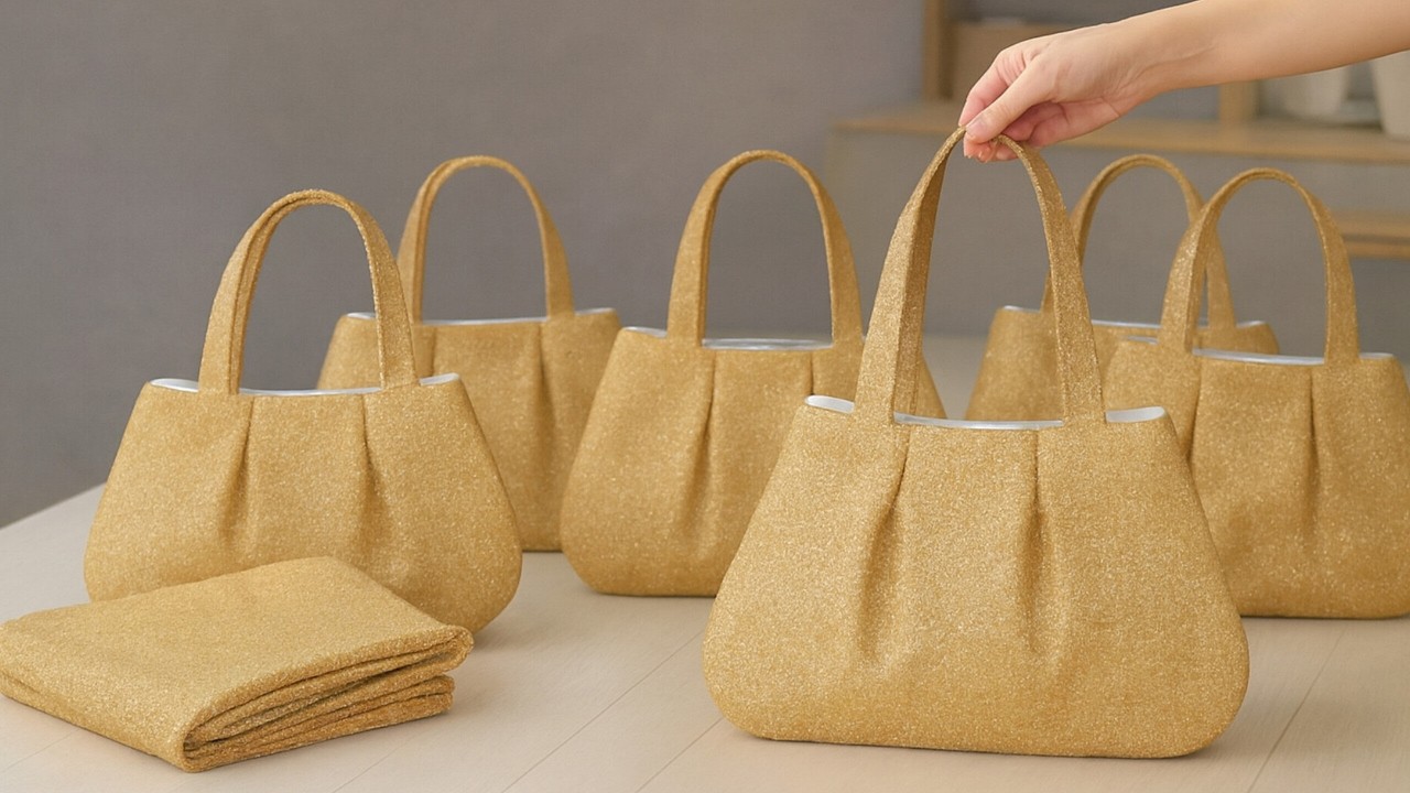 Turn Cheap Fabric Into Luxury Bags! Easy DIY Tutorial That Sells FAST
