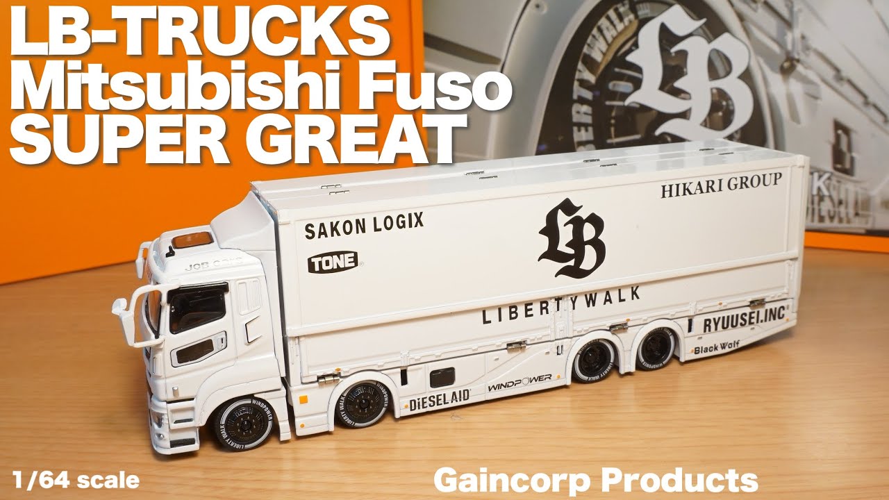 リバティウォークのカスタム化されたトラックがミニカースケールで登場！だと！？