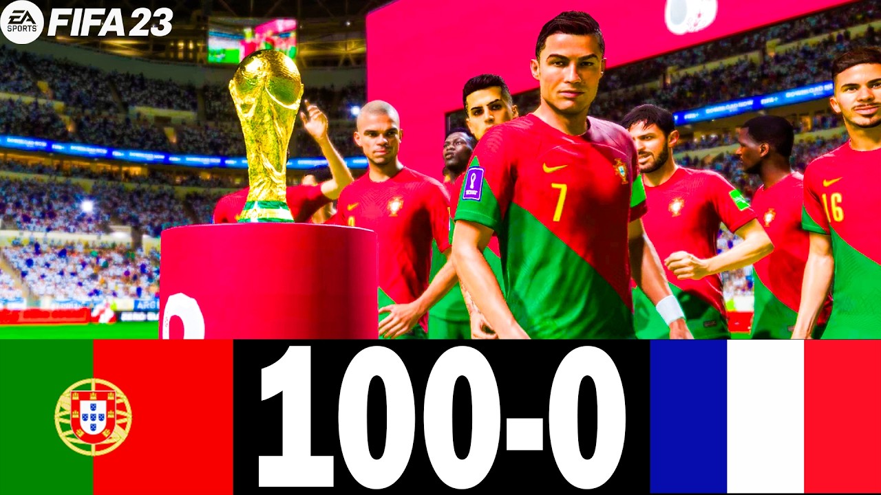 ПОРТУГАЛИЯ 100-0 АРГЕНТИНА | ФИНАЛ ЧЕМПИОНАТ МИРА ПО ФУТБОЛУ 2026 | #fifa23