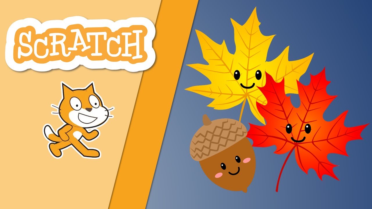 Олівець Scratch | Малюємо осіннє листя