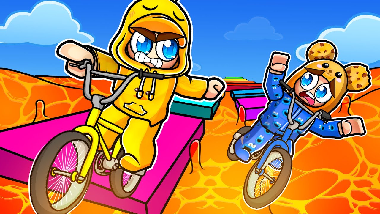 De Laatste Die OVERBLIJFT Op De FIETS WINT! (Roblox)