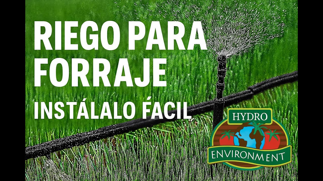 Riego para forraje verde 🌱 | Instálalo fácil | Hydro Environment