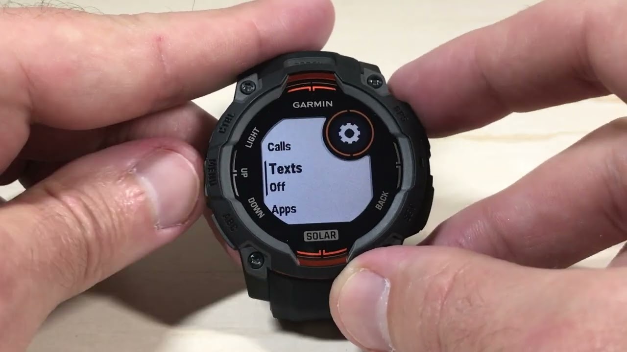Garmin Instinct 3 Solar — уведомления на телефоне