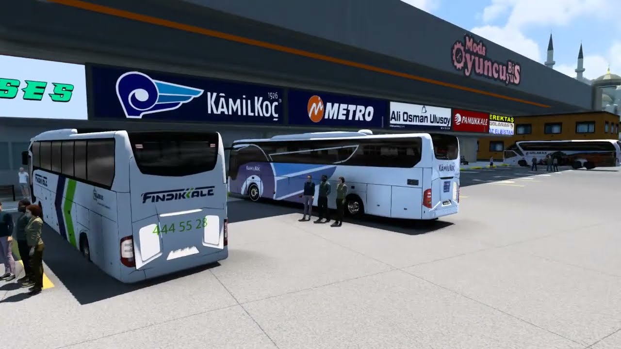 ETS 2 // YENİ TOURİSMO İLE RİZE BATUM OTOBÜS YOLCULUĞU - KAMİL KOÇ