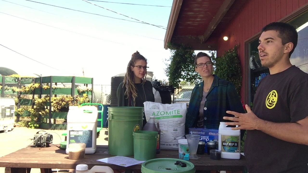 Grow Sisters, Beneficial Living Center, Compost Tea, Humboldt County, Grow Your Own