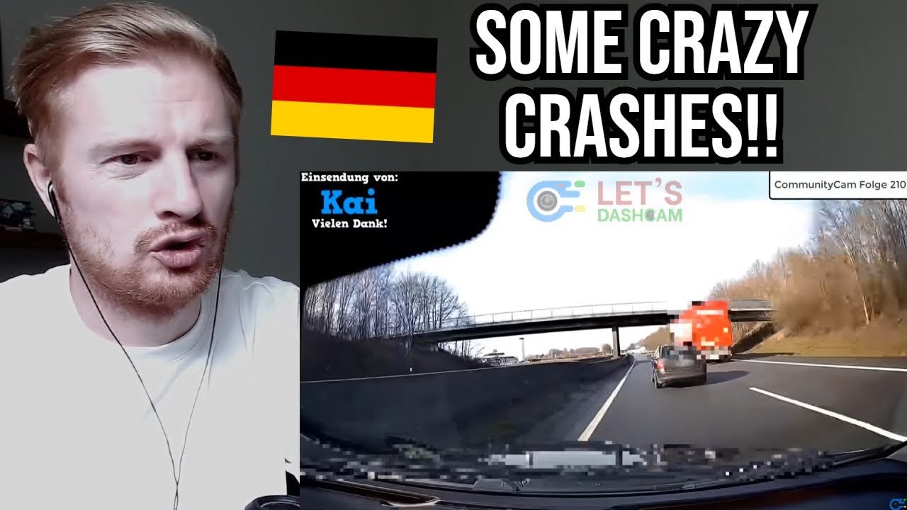 Reaction To German Dashcam CRASH Videos