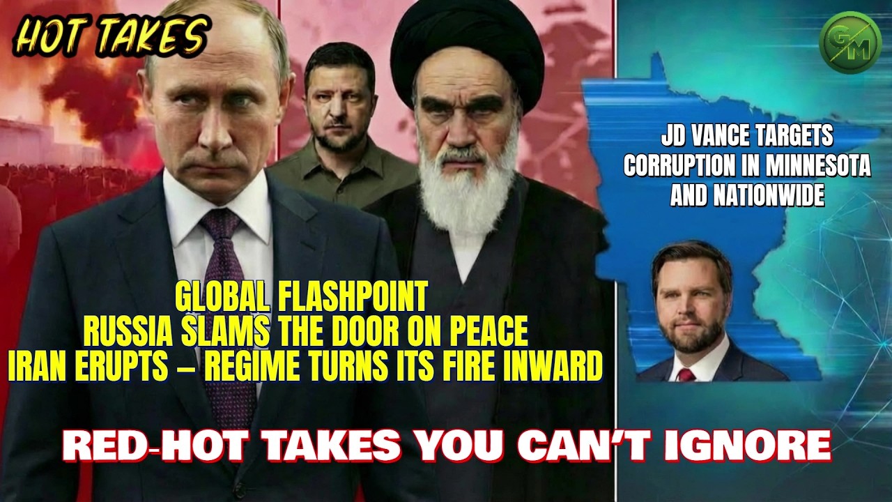Iran Protests, Ukraine Peace Rejection & JD Vance DOJ Fraud + MORE!