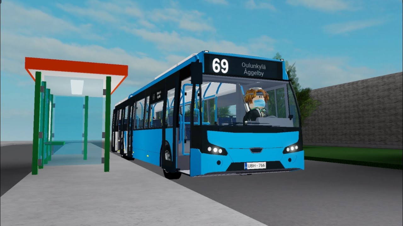 [No Sound] Line 69: VDL Citea LLE 127 in Urbanmove Helsinki. ROBLOX (16th Birthday!)